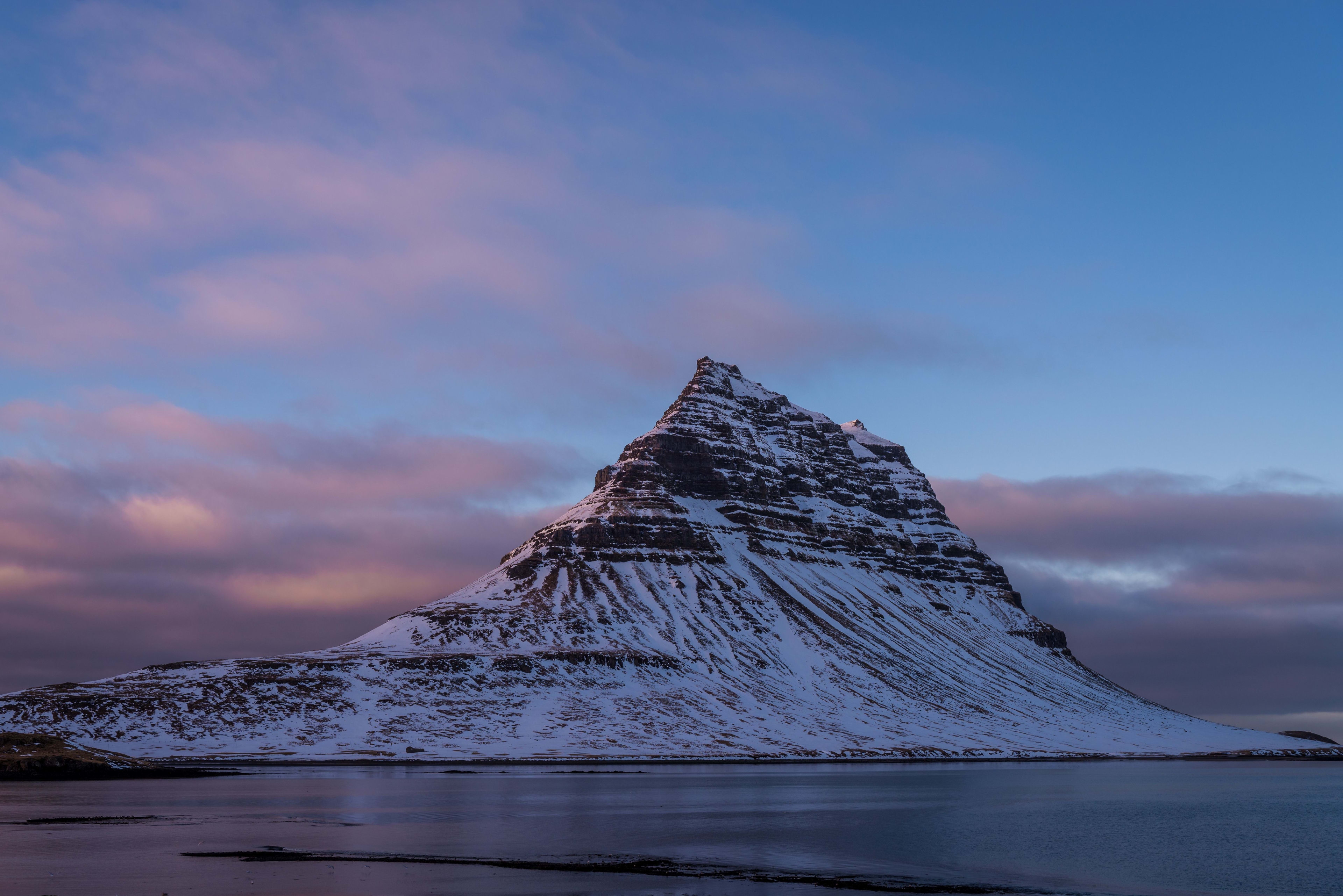 Kirkjufell in winter