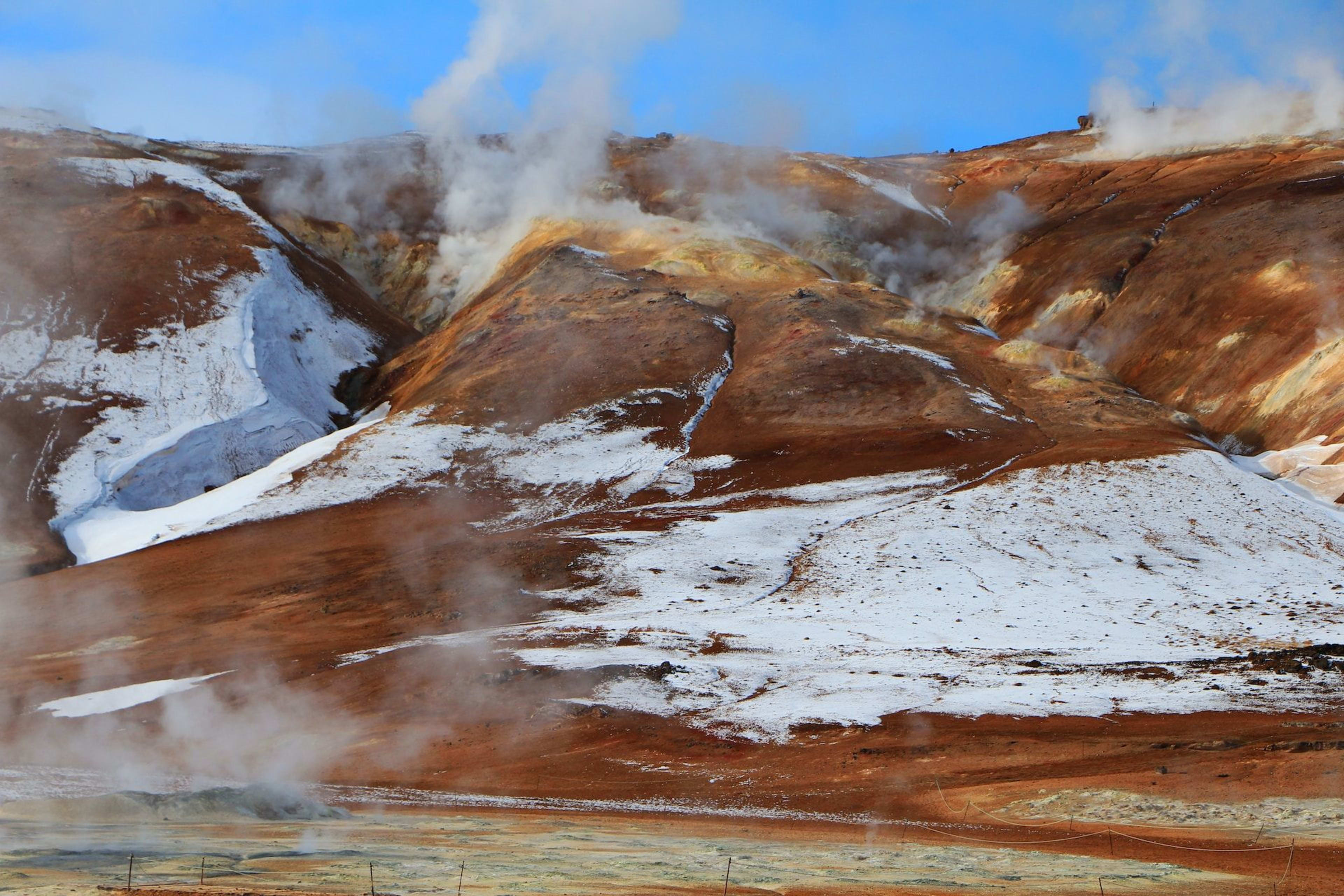 volcanic geothermal area