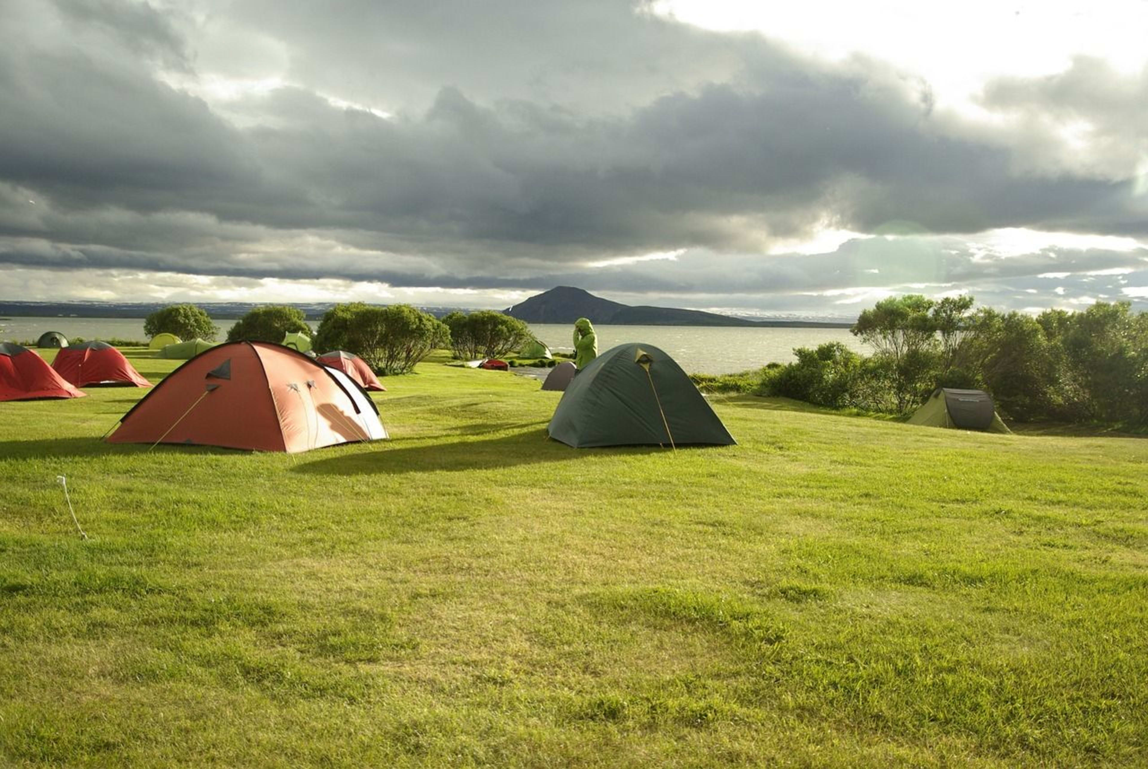 camping in iceland nature